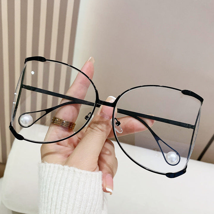 Ladies fashionable glasses with elegant pearl decor Kalsten