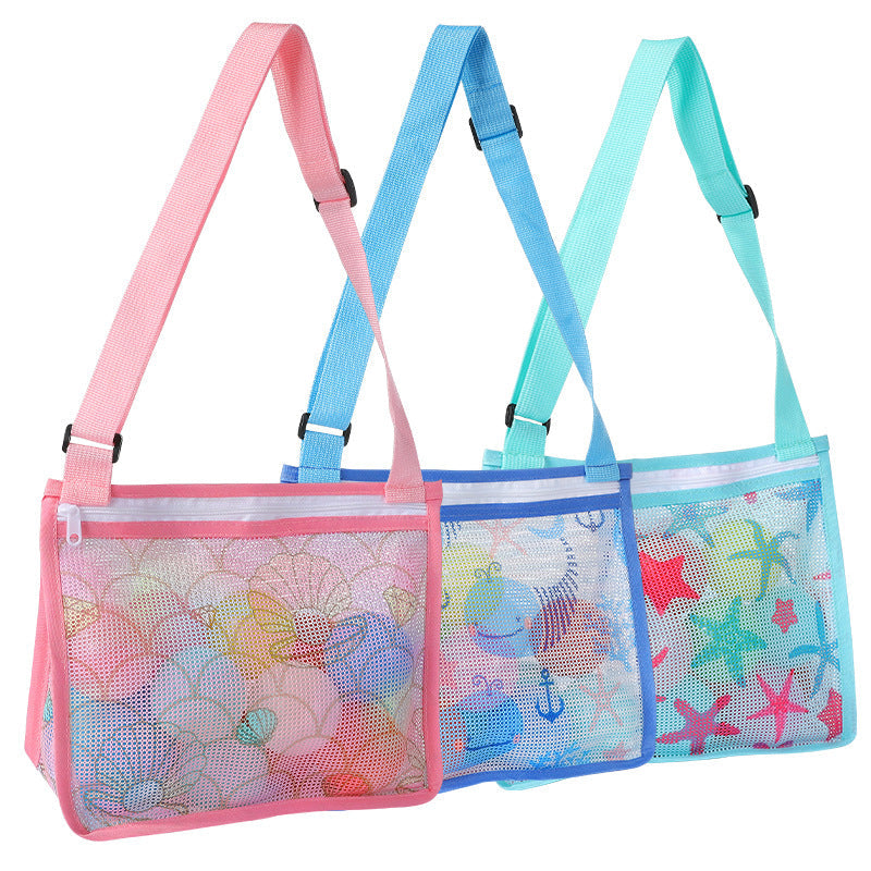Practical Beach Bag Made of Mesh Material Kalsten