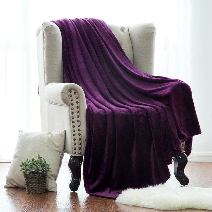Women luxurious and cozy microfiber blanket Kalsten