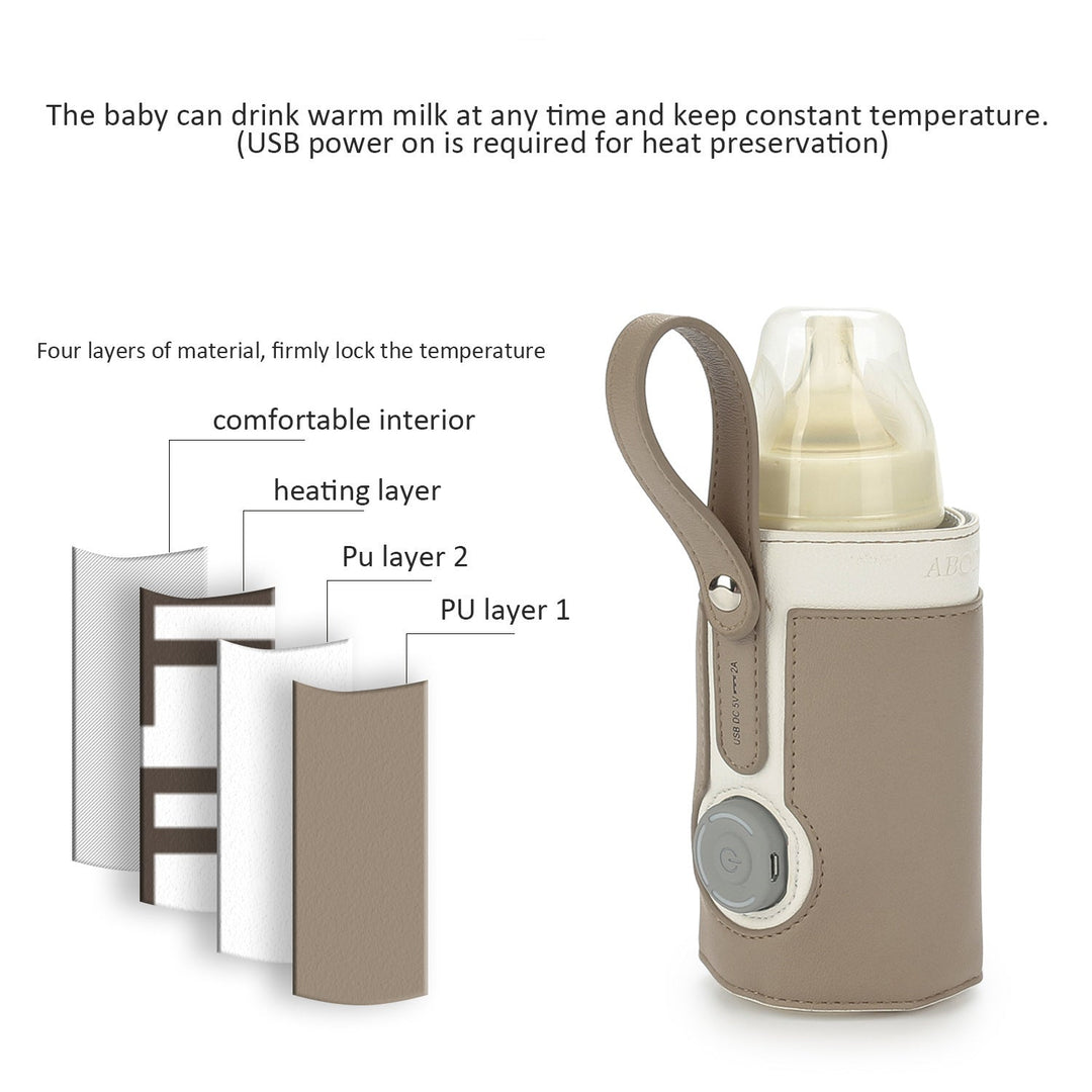 Elegant and Functional Bottle with Leather Sleeve Kalsten