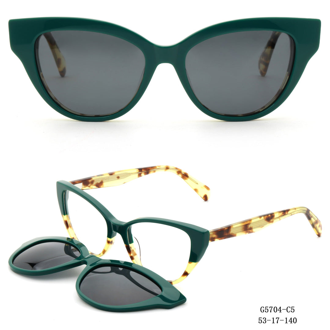 Women's Cat-Eye Sunglasses with Removable Lenses Kalsten
