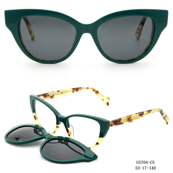 Women's Cat-Eye Sunglasses with Removable Lenses Kalsten