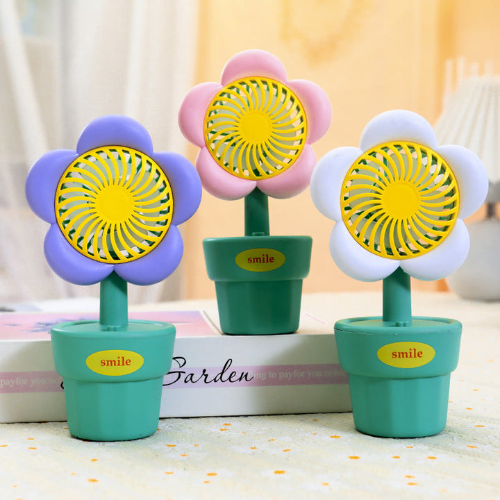 Women's portable hand fan in playful rabbit design Kalsten