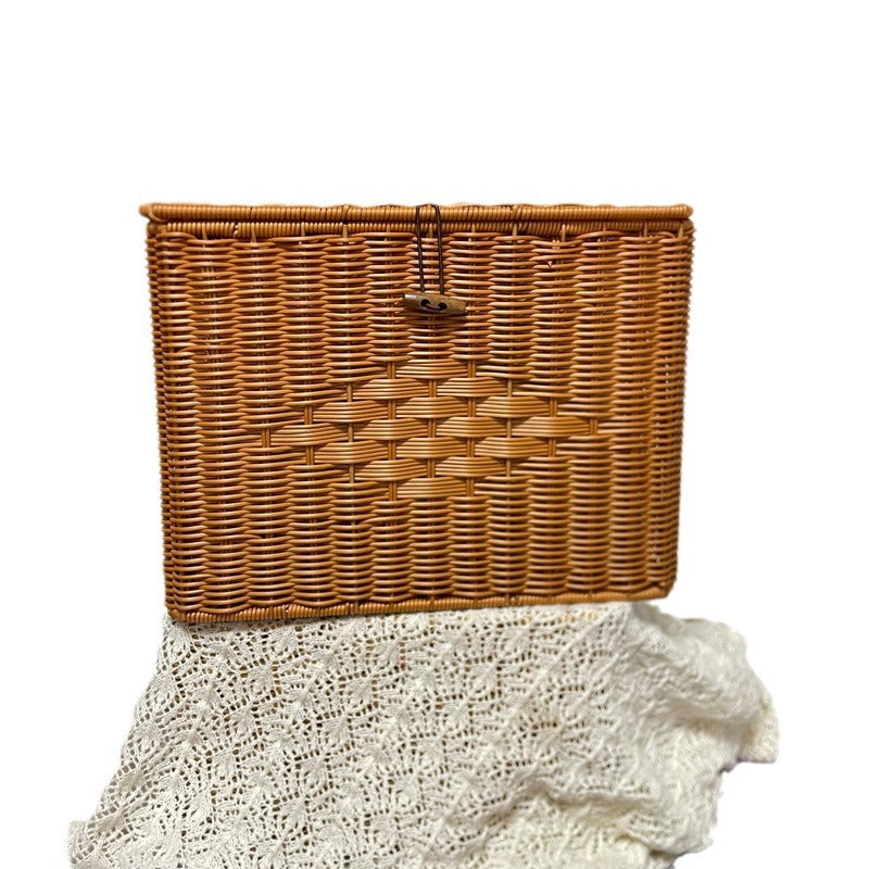 Women's Storage Basket with Flip Lid Kalsten