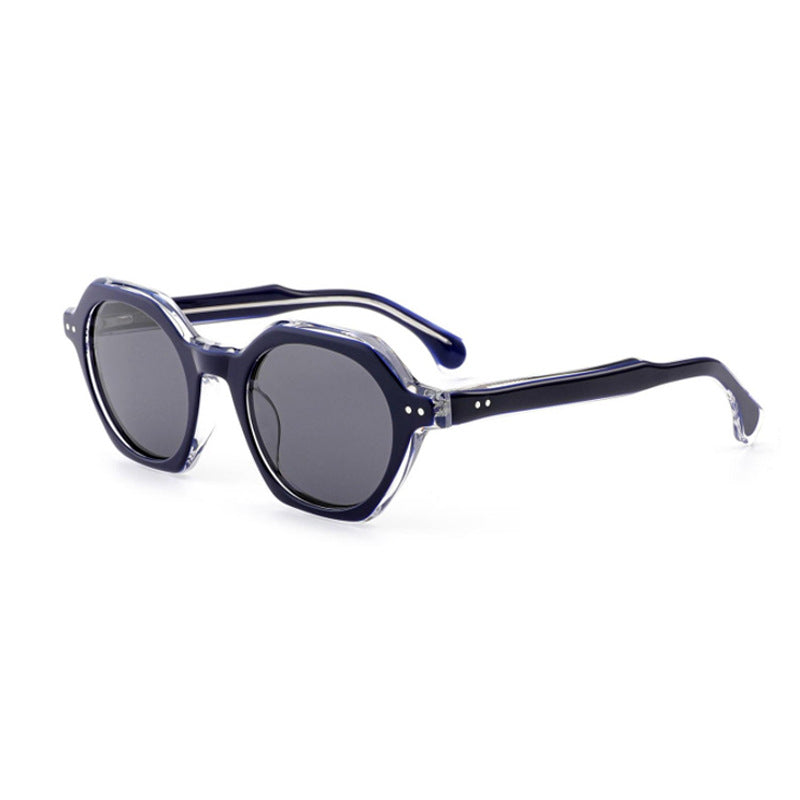 Women's sunglasses in stylish, hexagonal design with sturdy frame and UV protection Kalsten