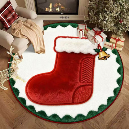 Festive Christmas-Themed Area Rug Acalora
