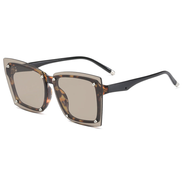 Women's statement sunglasses with stylish square frame and fashionable accents Kalsten