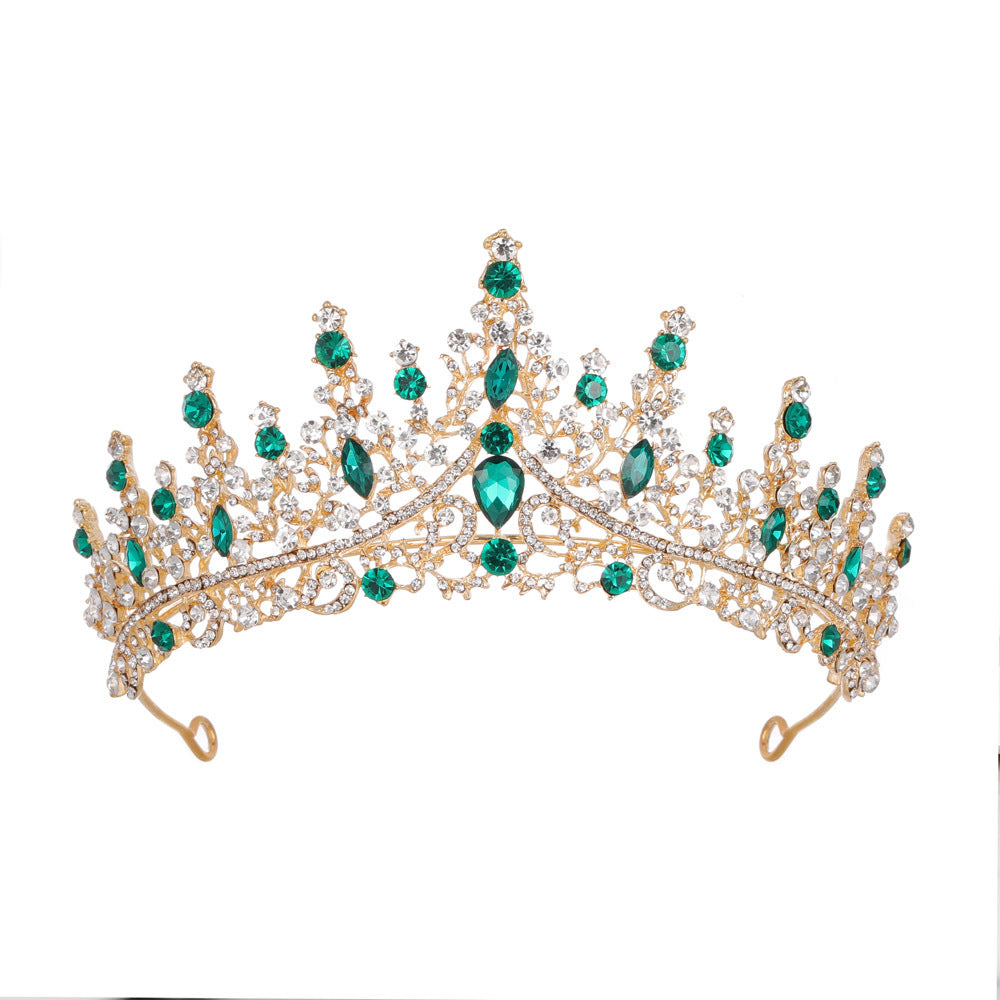 Ladies Rhinestone Tiara with Sparkling Gemstones Kalsten