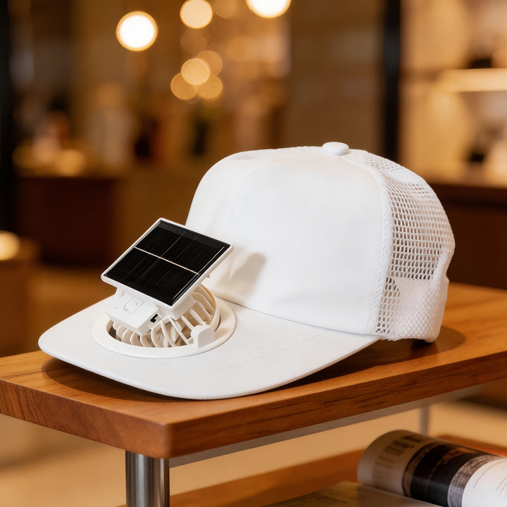 Ladies Cooling Sun Hat with Integrated Fan Kalsten