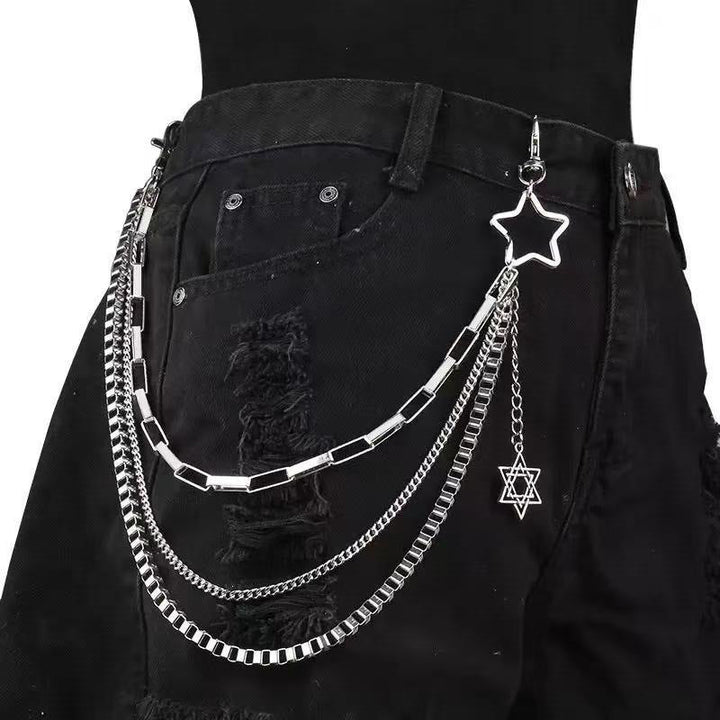 Fashionable chain accessory with star pendant Kalsten