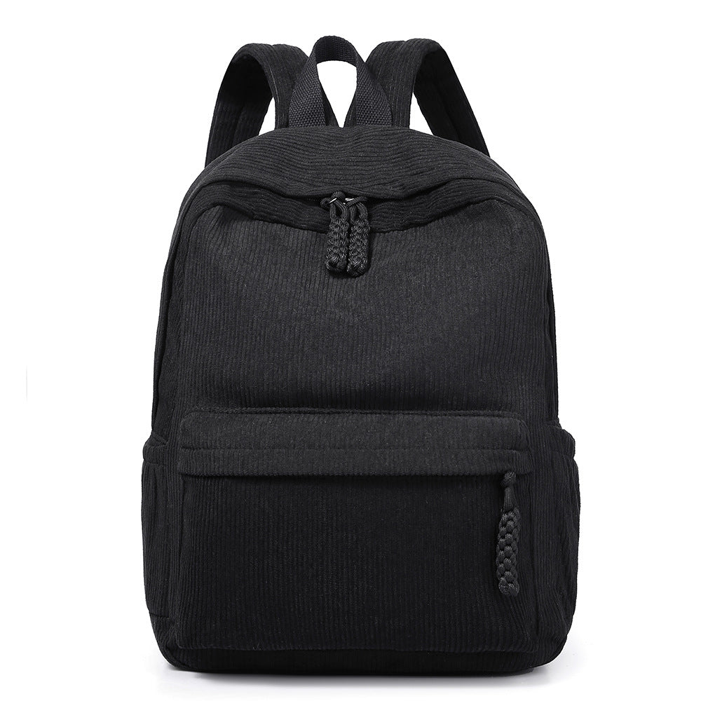 Textured Corduroy Backpack Kalsten