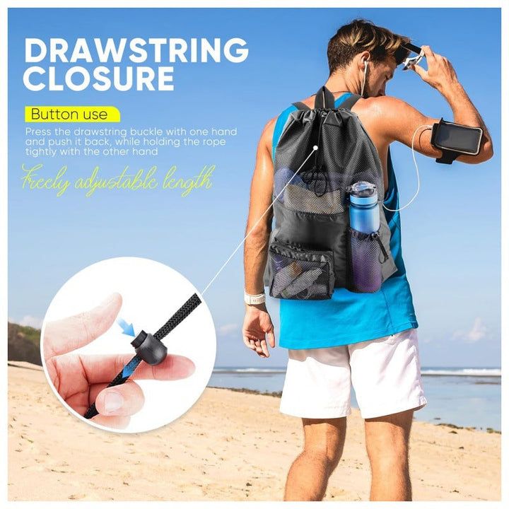 Sporty backpack with practical compartments Kalsten
