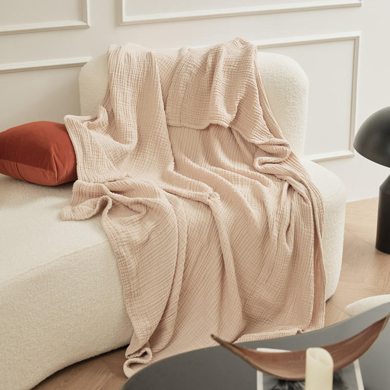 Women high-quality waffle texture blanket Bowlift