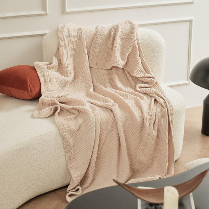Women high-quality waffle texture blanket Bowlift