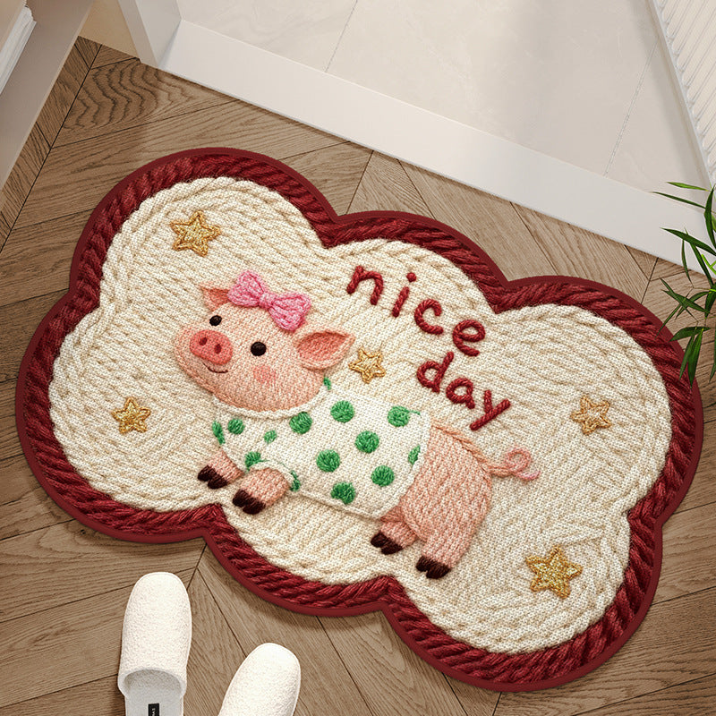 Cute Cat-Themed Decorative Bath Mat Acalora