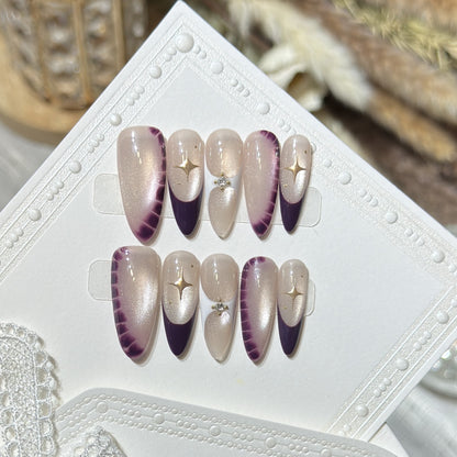 Reusable Press-On Nail Set Acalora