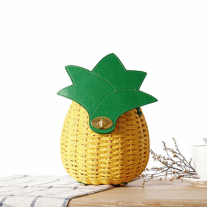 Creative basket bag in pineapple design Kalsten