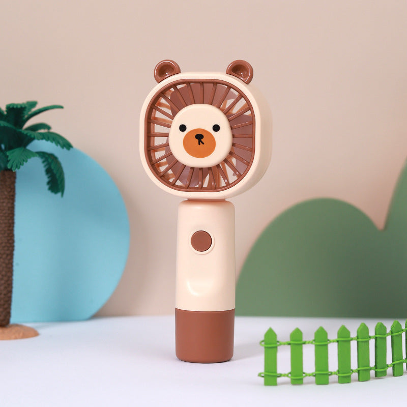 Women's portable handheld fan with cute bear design Kalsten