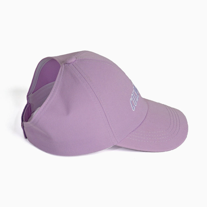 Ladies sporty cotton cap with front embroidery Kalsten