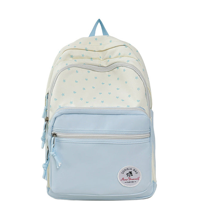 Charming Star-Patterned School Backpack Kalsten