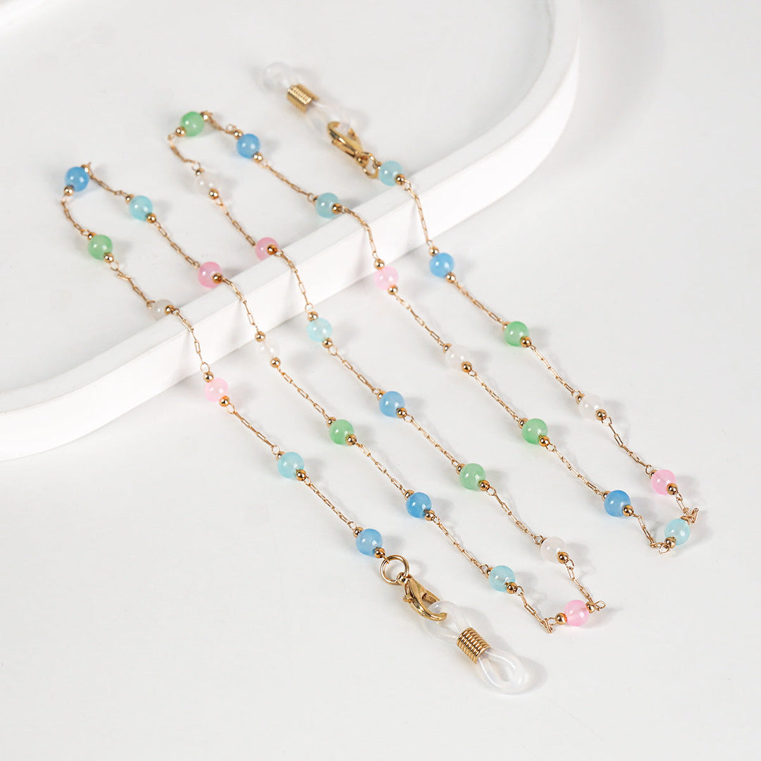 Elegant Beaded Glasses Chain Kalsten
