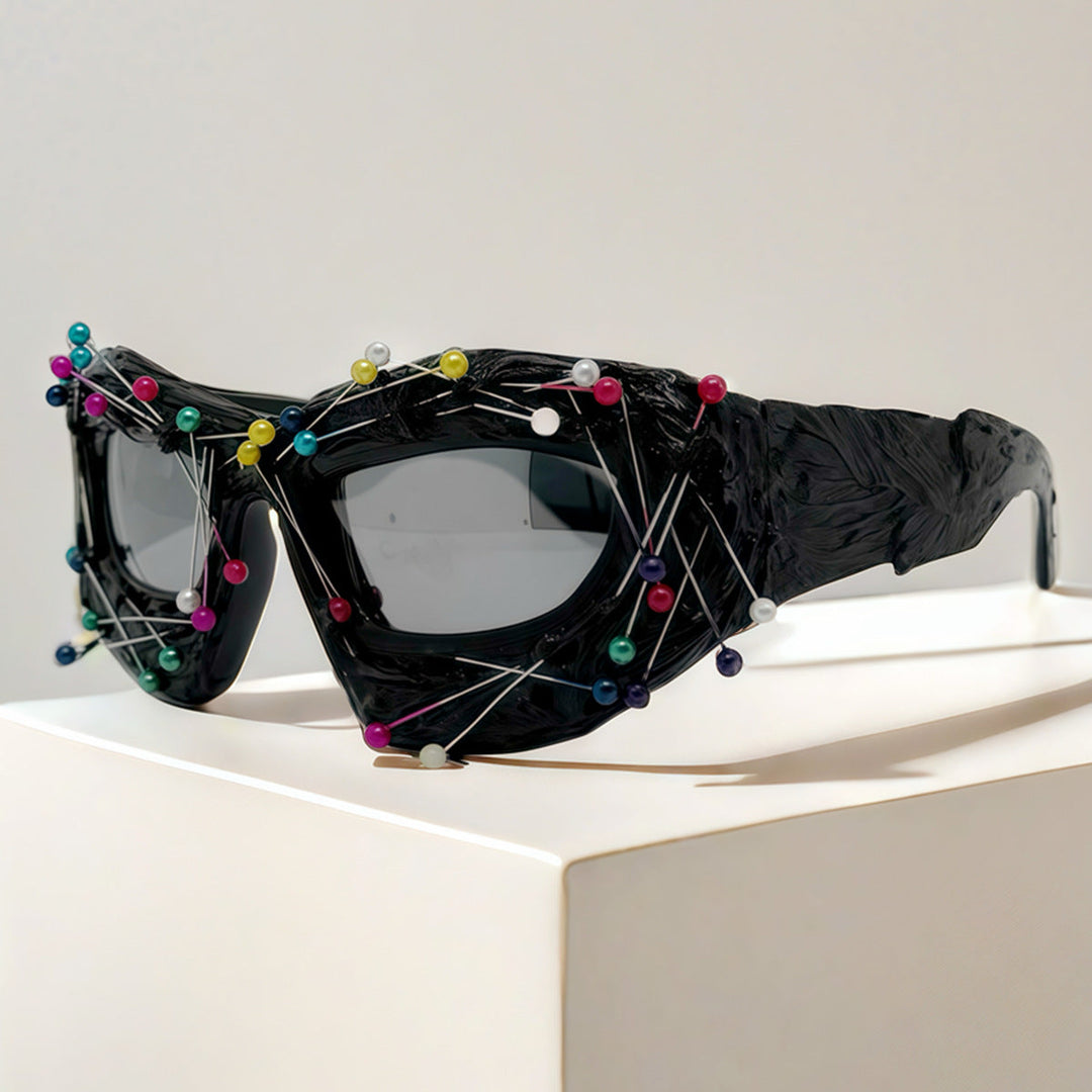 Ladies Creative Design Sunglasses with Innovative Accent Kalsten