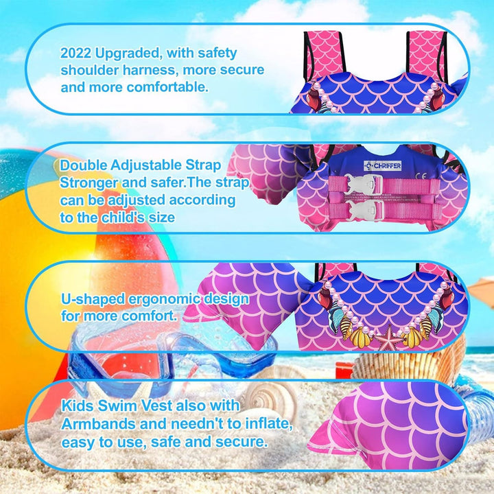 Women's swim wing system with safety belt Kalsten