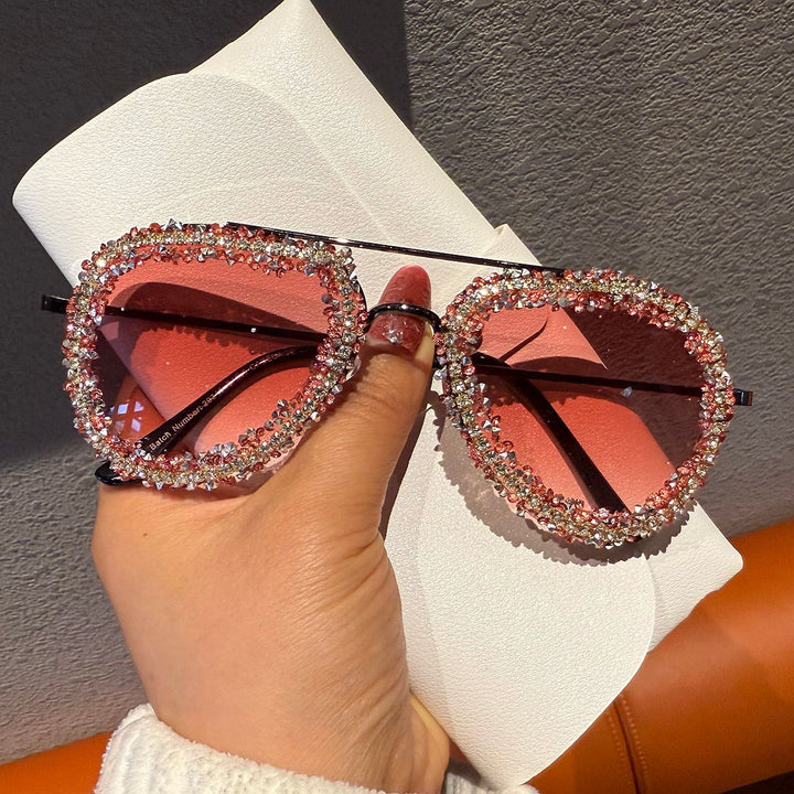 Women's sunglasses with extravagant rhinestone frame Kalsten