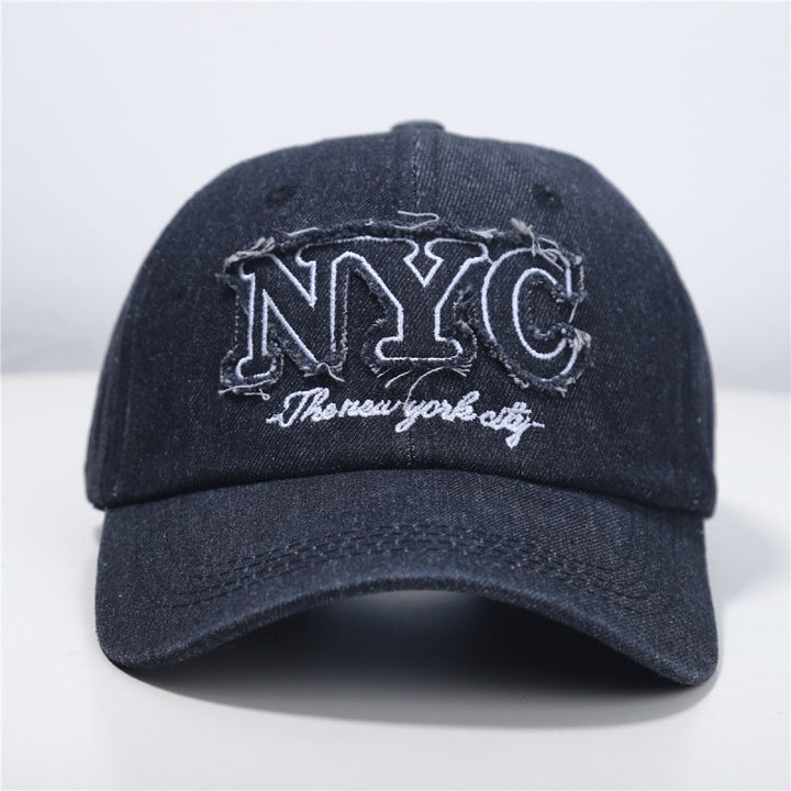 Women's Distressed Denim Baseball Cap Kalsten 1784084140