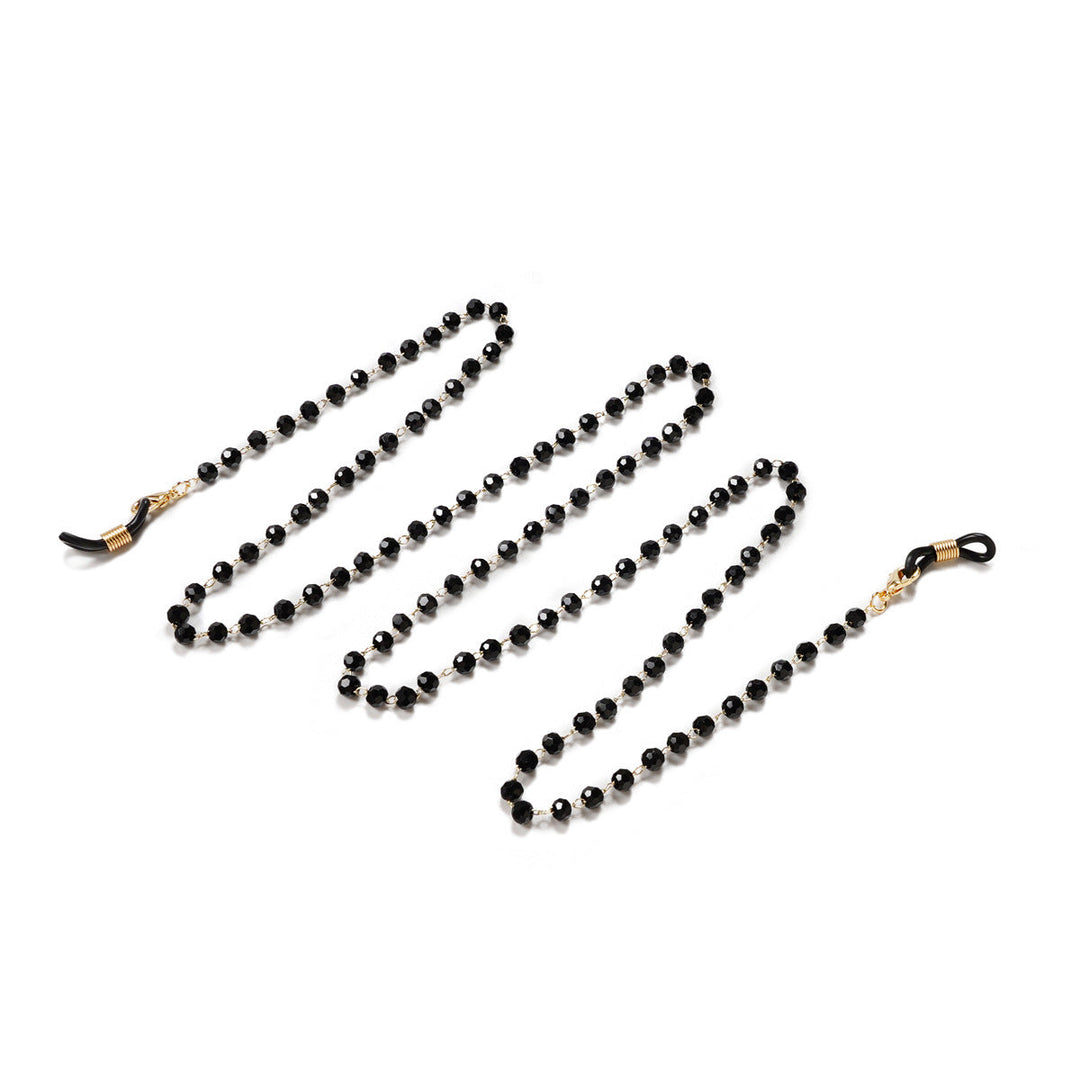 Pearl glasses chain with crystalline shine Kalsten