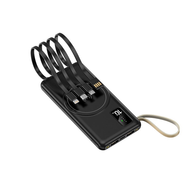 Portable Qi-Charging Power Bank with Multifunctional USB Ports Kalsten