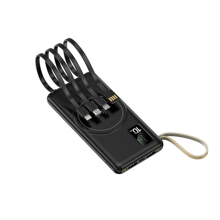 Portable Qi-Charging Power Bank with Multifunctional USB Ports Kalsten
