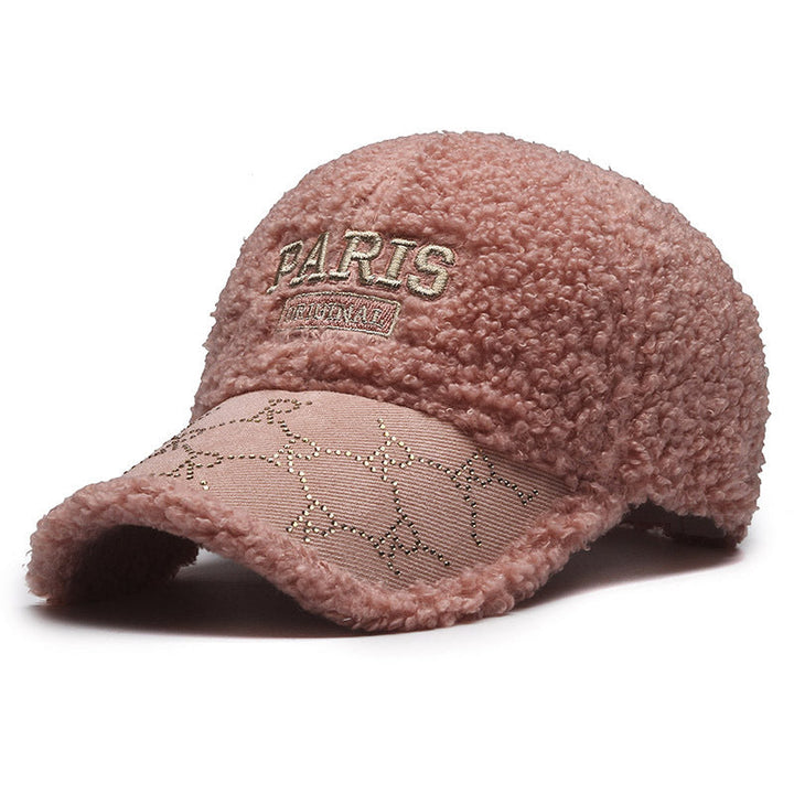 Women's Plush Faux Fur Baseball Cap Kalsten