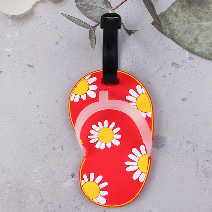 Fun Floral Flip-Flop Luggage Tag Kalsten