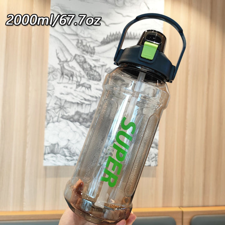 Women's practical water bottle with large capacity and leak-proof lid Kalsten