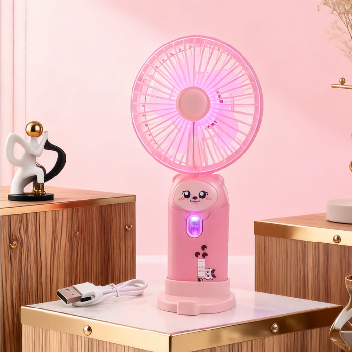 Women's portable handheld fan with cute bear design Kalsten