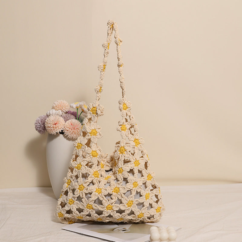 Crocheted flower bag Kalsten