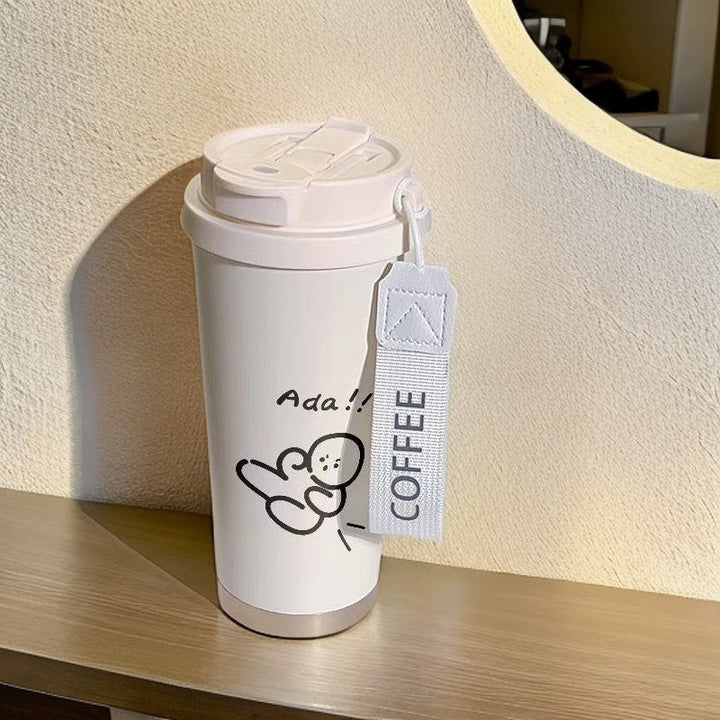 Ladies Insulated Drinking Bottle with Practical Flip Lid and Charming Hello Kitty Design Kalsten
