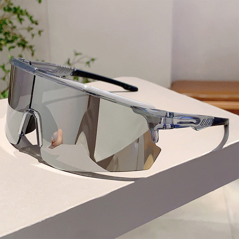 Unisex nan sporty performance sunglasses with continuous visor lens and shatterproof polycarbonate lens Kalsten
