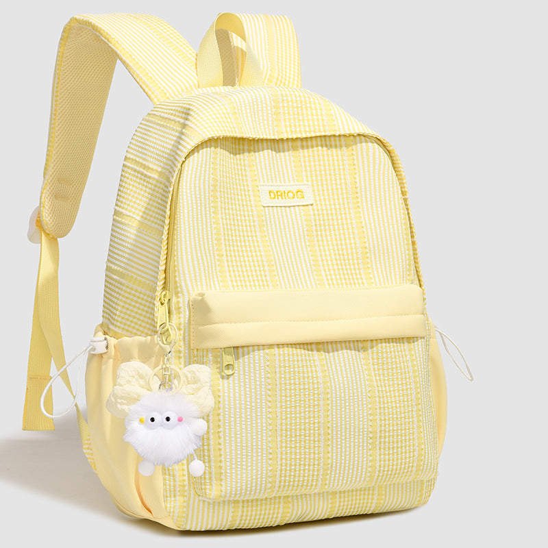 Geometric Patterned School Backpack