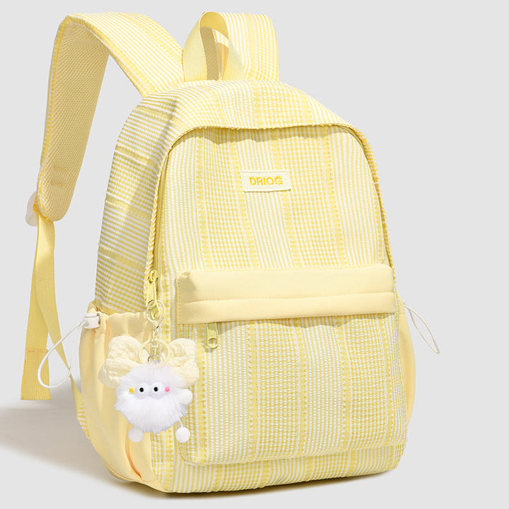 Geometric Patterned School Backpack