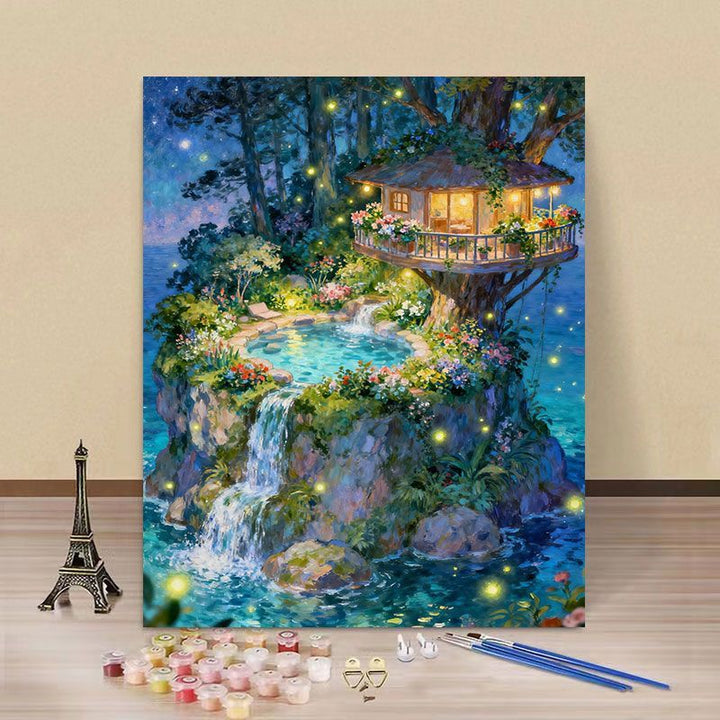 Dreamy Fantasy Landscape Paint by Numbers Kit Kalsten