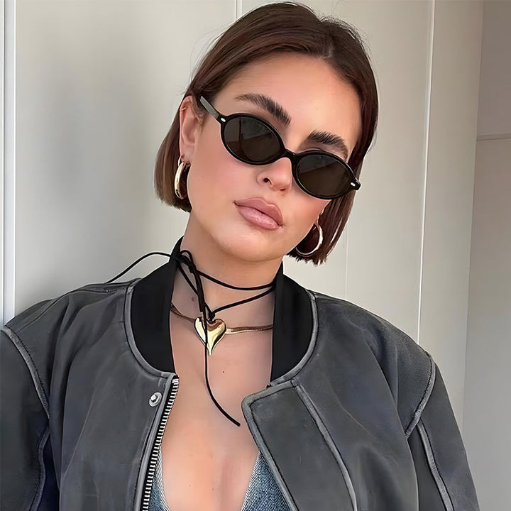 Ladies stylish and contemporary sunglasses in oval design Kalsten