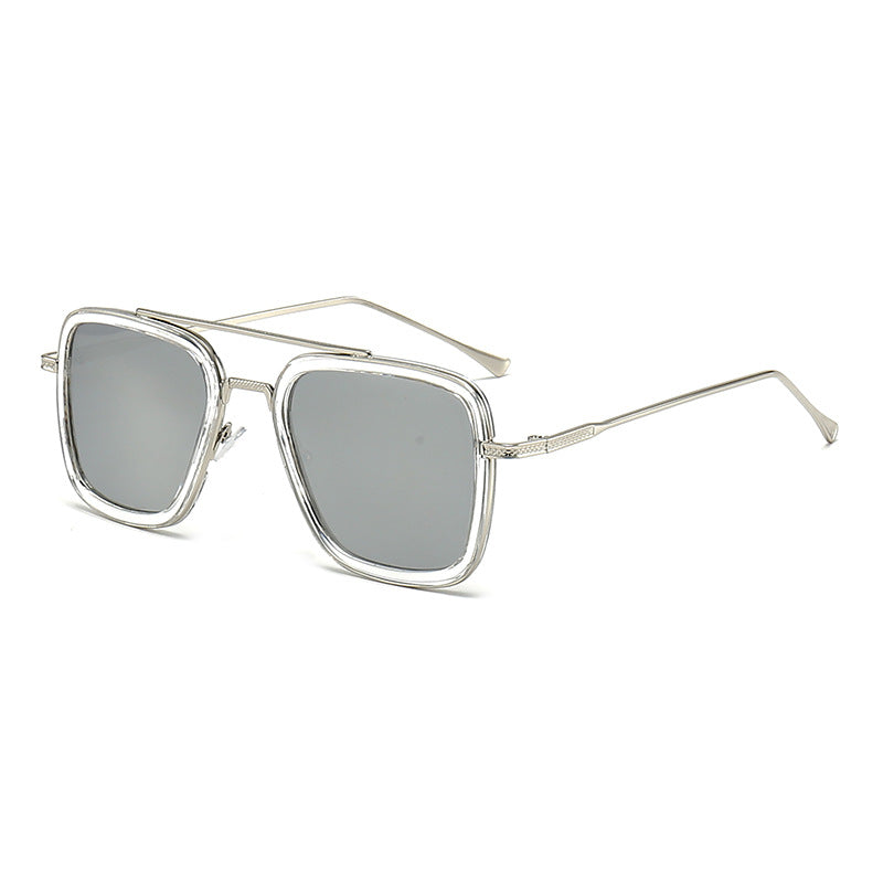 Women's fashionable square sunglasses with glamorous metal frame Kalsten