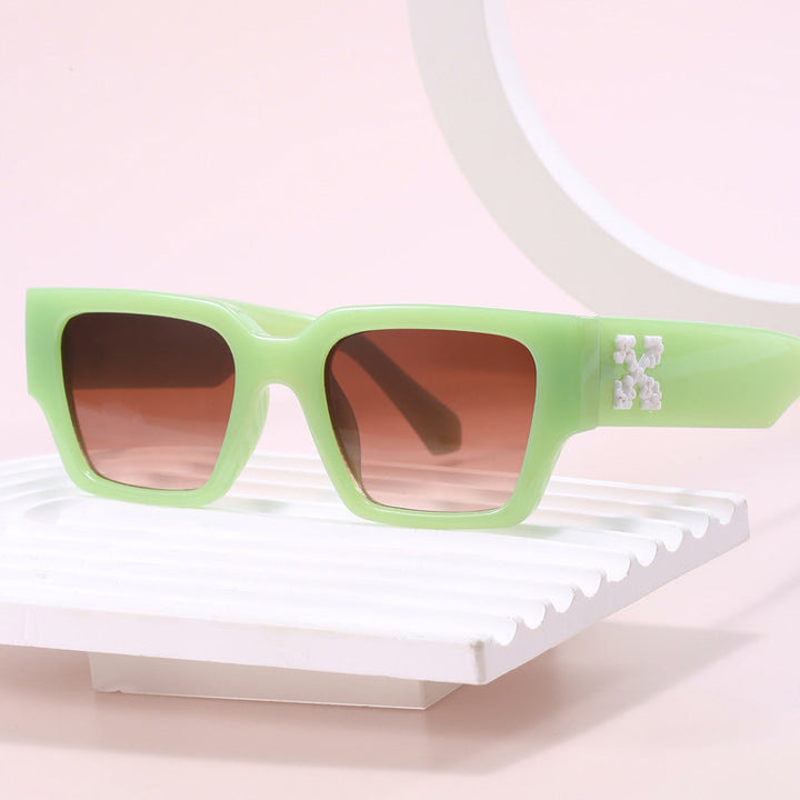 Women stylish oversized sunglasses with unique design Kalsten