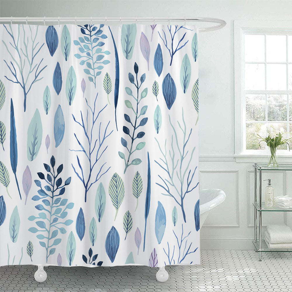 Botanical Illustration Shower Curtain Kalsten