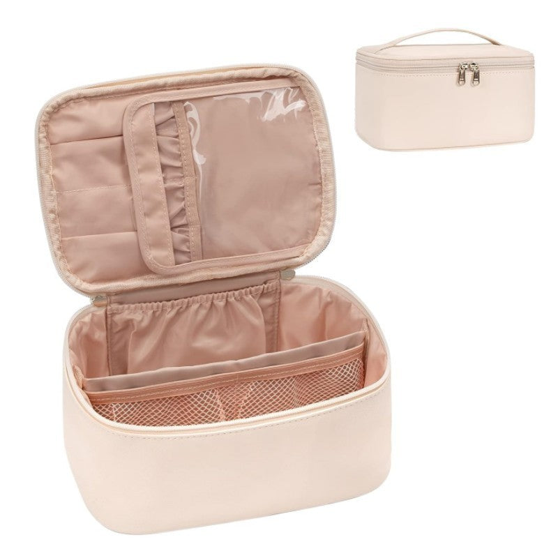 Cosmetic organizer bag with multiple compartments Kalsten