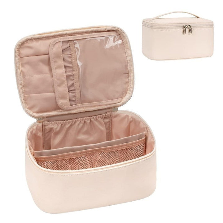 Cosmetic organizer bag with multiple compartments Kalsten