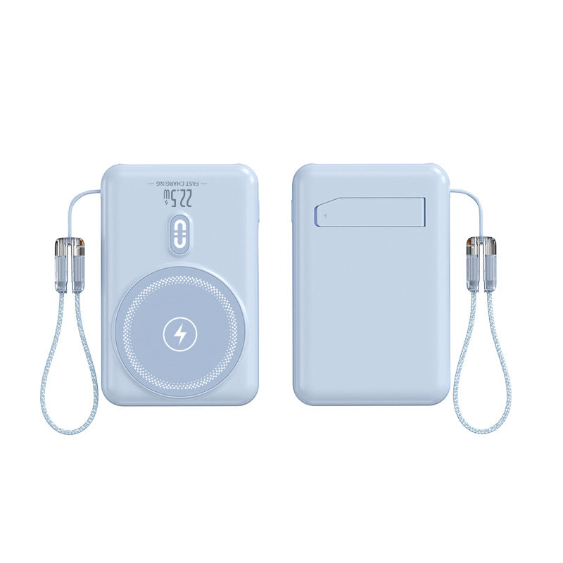 Portable power bank with inductive charging function and LED display Kalsten