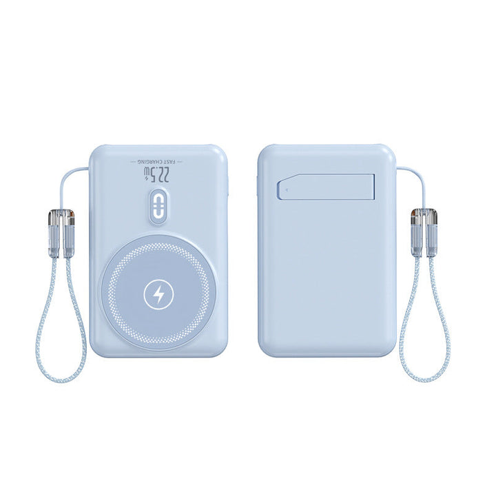 Portable power bank with inductive charging function and LED display Kalsten